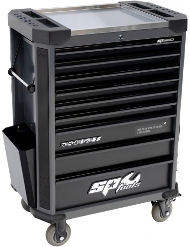 TECH SERIES - ROLLER CABINET 9 DRAWER - DIAMOND BLACK