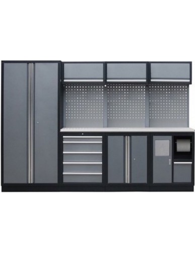 WORK SHOP SERIES 4 PC WIDE CABINET STAINLESS STEEL TOP