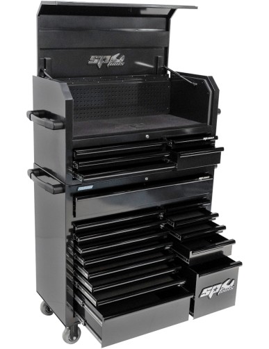 CUSTOM SERIES - 411 PC TOOLKIT+TOPBOX - BLACK