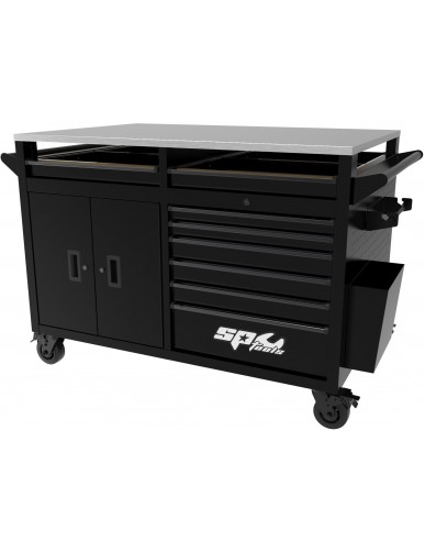 USA SUMO SERIES - THE BIG SUMO ROLLER CABINET 16 DRAWERS XXL - STAINLESS TOP