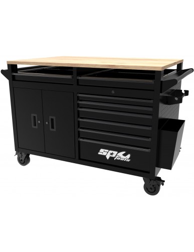 USA SUMO SERIES - THE BIG SUMO ROLLER CABINET 16 DRAWERS XXL - TIMBER TOP