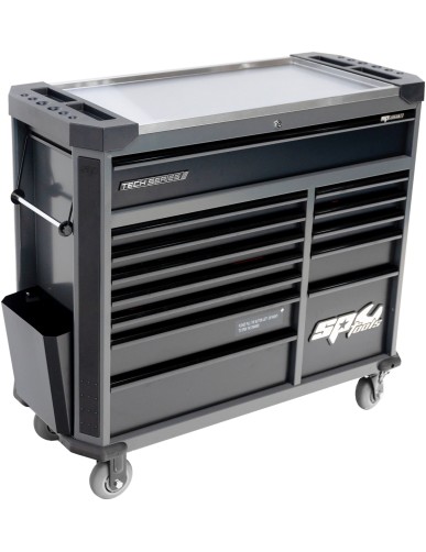 453 PC TOOLKIT IN TECH SERIES ROLLERCAB DIAMOND BLACK/BLACK 13 DRAWERS